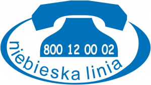 niebieska linia logo